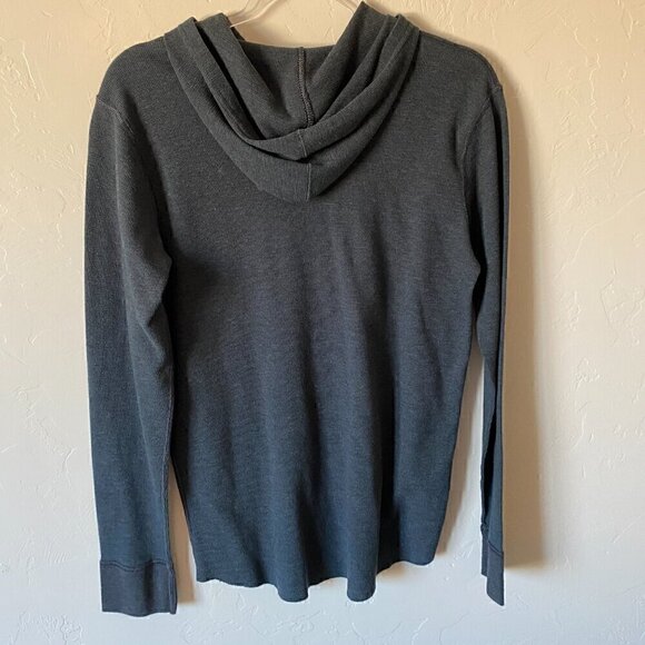 Hard Rock Hotel Lake Tahoe Blue Hooded Long sleeve Thermal Tee Medium - Picture 5 of 5